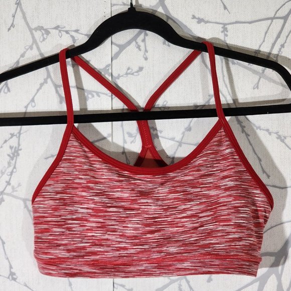 lululemon athletica Other - Lululemon Red Spacedye Luon Strappy Flow Y Bra